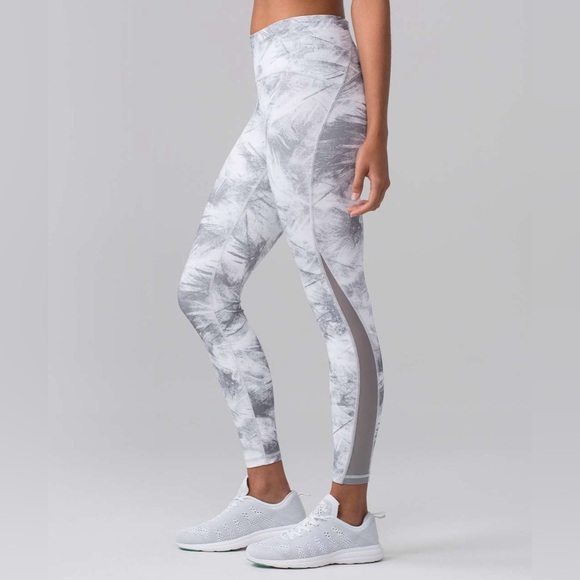 lululemon athletica Pants - SOLD Lululemon Train Times 7/8 Pant 25" inBreeze By White Light Cast / Light Ca